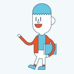 Businessman reading book cartoon eps N2