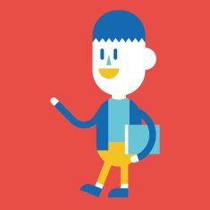 Businessman reading book cartoon eps N6