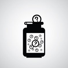 vial of question mark symbol N2