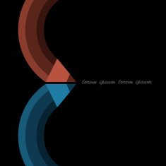 Creative design in shape pencil - variation 4