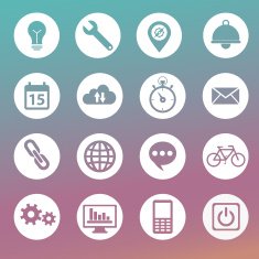Set of icons for web and user interface N2