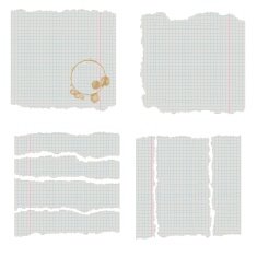 scraps of pages a school notebook in cage