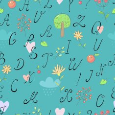 Alphabet background N4