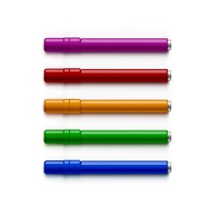 Vector Set of Markers Highlighters Felt Tip Pens N5