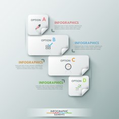 Modern infographic option banner N20