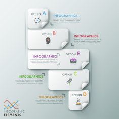 Modern infographic option banner N21