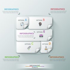 Modern infographic option banner N22