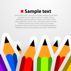 Colorful pencil background N4
