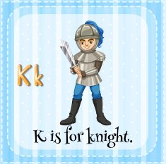 Letter K N17