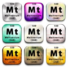 Periodic table showing Meitnerium
