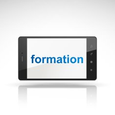 formation word on mobile phone