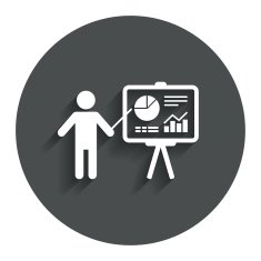 Presentation billboard sign icon Diagram symbol N5
