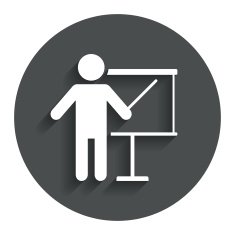 Presentation billboard sign icon N4