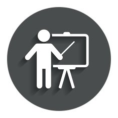 Presentation billboard sign icon N5