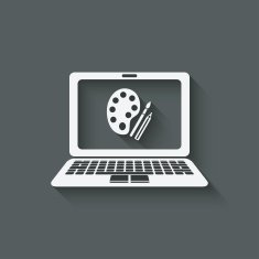 distance online learning symbol