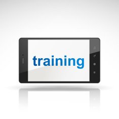 training word on mobile phone