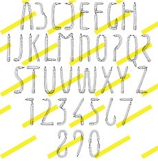 PENCIL FONT N2