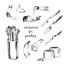 Accessories for painting N3