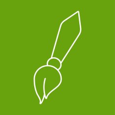 Vector brush icon Eps10 N4