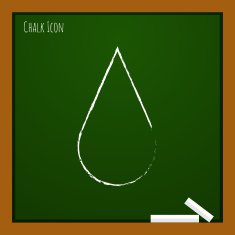 Vector drop icon Eps10