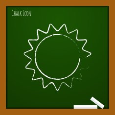 Vector sun icon Eps10