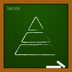 Vector pyramid icon Eps10 N2