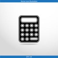 Vector calculator web icon