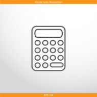Vector calculator web icon N2