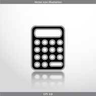 Vector calculator web icon N3