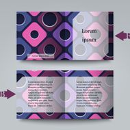 Brochure template with abstract background N8