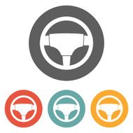 steering wheel icon