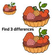 Find 3 differences (cake) N2