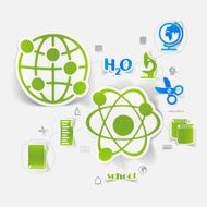 Education sticker infographic N6