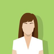 profile icon female avatar woman portrait N6