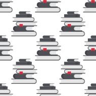 vector seamless books background