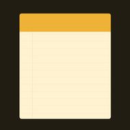 note paper Vector illustration