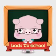 Back to School Pig