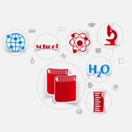 Education sticker infographic N18