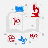 Education sticker infographic N28