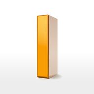 golden 3d alphabet I