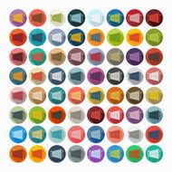 Flat design xylophone N5