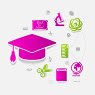 Education sticker infographic N31
