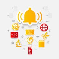 Education sticker infographic N46