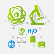 Education sticker infographic N47