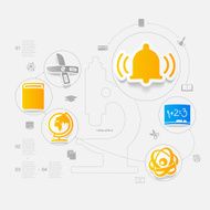 Education sticker infographic N48