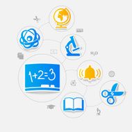 Education sticker infographic N49