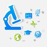 Education sticker infographic N51