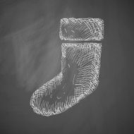 christmas sock icon N3