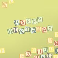 Happy Birthday card N136
