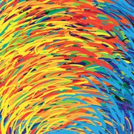 Abstract artistic background Vector EPS8
